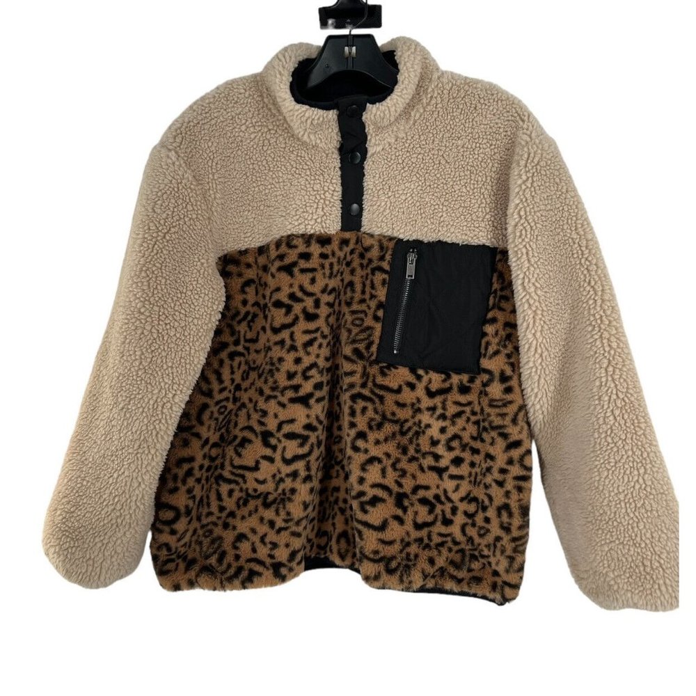 Rails Leopard Print And Cream Sweater - image 2